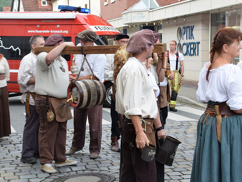 Umzug Historisches Stadtspektakel in Kronach 2025Umzug Historisches Stadtspektakel in Kronach 2025