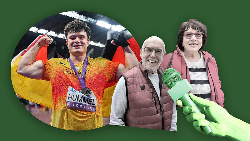 Merlin Hummel aus Kulmbach ist Vizeweltmeister im Hammerwerfen. Das sagen die Einwohner aus seiner Heimatstadt Kulmbach zu seinem Erfolg.