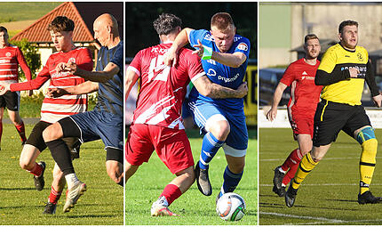 Der FC Mitwitz will den FC Kronach endgültig in die Schranken weisen (Mitte), außerdem kämpft der FC Marktgraitz (links) noch um die Relegation, und der TSV Scheuerfeld will dem Meister TSV Scherneck (rechts) über die Relegation in die Kreisliga folgen. Der FC Mitwitz will den FC Kronach endgültig in die Schranken weisen (Mitte), außerdem kämpft der FC Marktgraitz (links) noch um die Relegation, und der TSV Scheuerfeld will dem Meister TSV Scherneck (rechts) über die Relegation in die Kreisliga folgen.