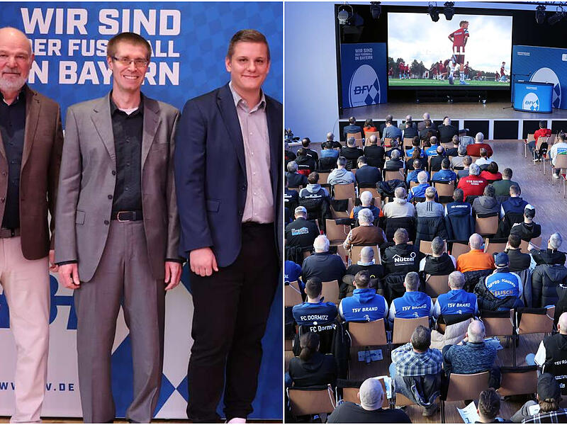 Tobias K&ouml;rner (Mitte, linkes) ist nur Kreisspielleiter im Kreis Erlangen/Pegnitzgrund und wurde mit klarer Mehrheit von den Delegierten in Igensdorf gew&auml;hlt.