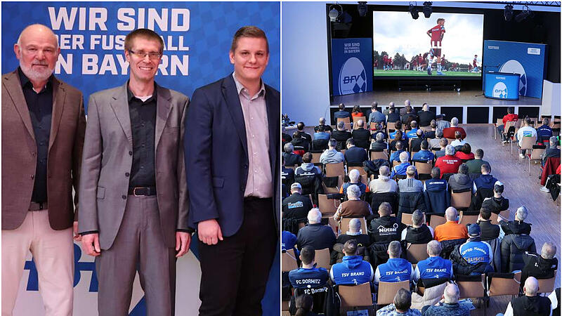 Tobias K&ouml;rner (Mitte, linkes) ist nur Kreisspielleiter im Kreis Erlangen/Pegnitzgrund und wurde mit klarer Mehrheit von den Delegierten in Igensdorf gew&auml;hlt.