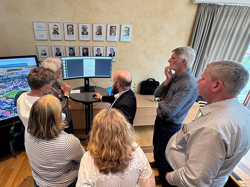 Im Workshop ging es unter anderem um den digitalen Zwilling von Weisendorf.
