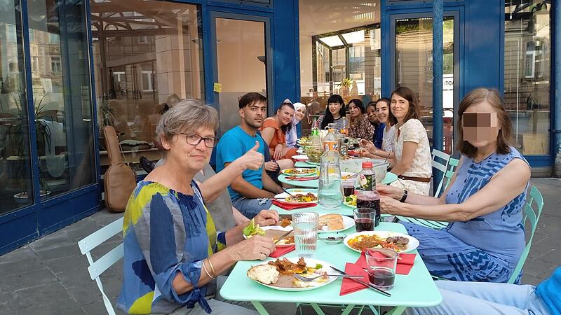 Interkulinarisches Kochen Blaue Frieda Bamberg Freund statt Fremd