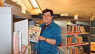 Bibliotheksleiterin Cindy Paulus nimmt mit auf einen Rundgang durch die Hammelburger Bücherei. Bibliotheksleiterin Cindy Paulus nimmt mit auf einen Rundgang durch die Hammelburger Bücherei.
