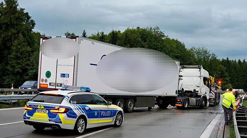 LKW - Unfall auf der A8