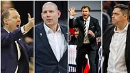 Nur zwei dieser vier Trainer ziehen mit ihren Mannschaften in die Play-offs der Basketball-Bundesliga ein (von links): Christian Held (Rostock Seawolves), Oren Amiel (Brose Bamberg), Anton Gavel (Ratiopharm Ulm) und Sasa Filipovski (Würzburg Baske...
