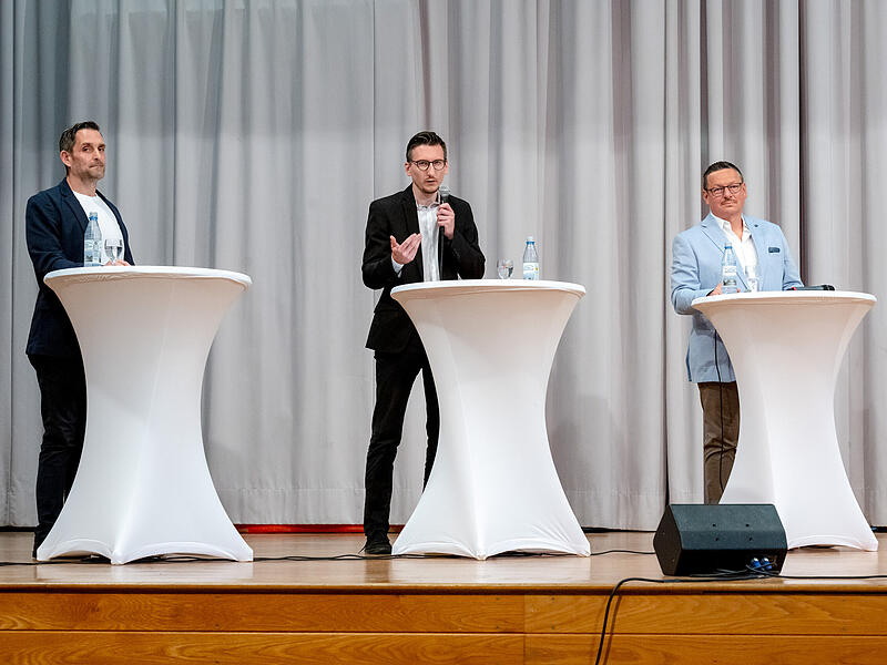 Podiumsdiskussion zur B&uuml;rgermeisterwahl 2024 in Bad Br&uuml;ckenau