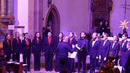 Das Ensemble der Chorjugend Herzogenaurach stellte sein Können unter Beweis. Das Ensemble der Chorjugend Herzogenaurach stellte sein Können unter Beweis.