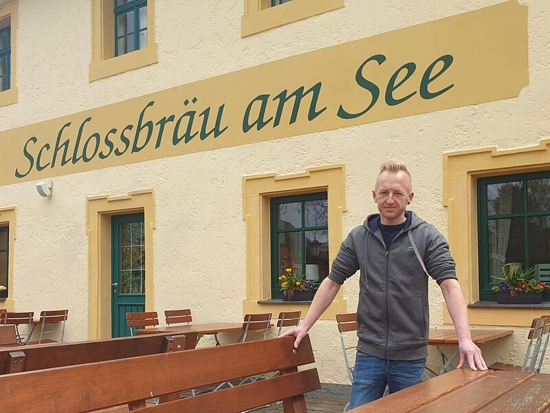 "Schlossbräu"-Wirt Frank Bauerbetreibt seine Gaststätte in Thurnau