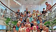 Das Gruppenfoto entstand auf dem Kristallschiff. Europa Union,Kreisverband Hammelburg