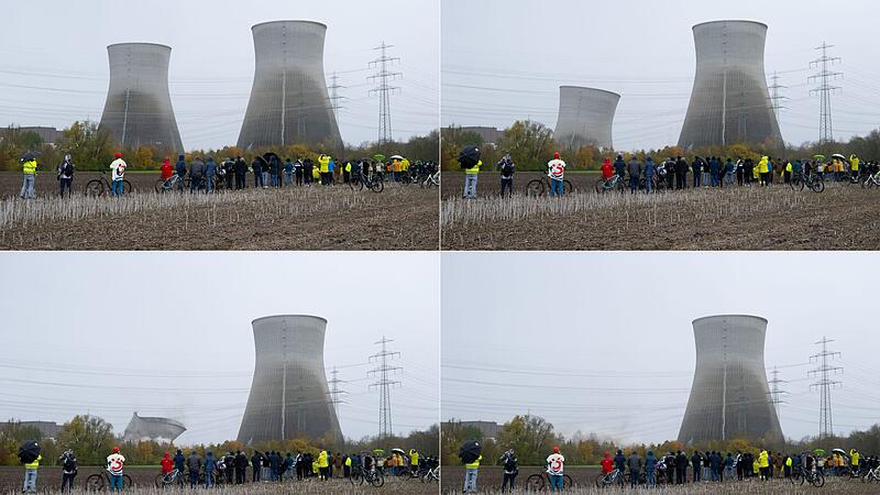 Sprengung Kühltürme Kernkraftwerk Gundremmingen