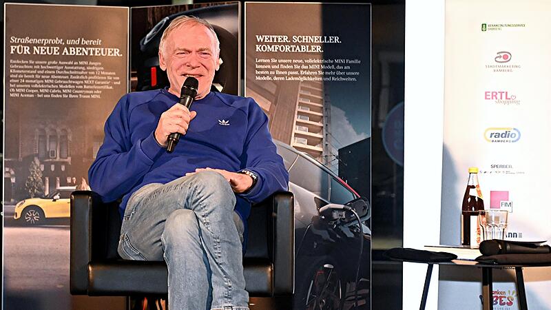 Mit viel Witz und jeder Menge Charme hatte Herman Gerland das Publikum beim Bamberger Literaturfestival schnell f&uuml;r sich gewonnen.