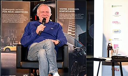 Mit viel Witz und jeder Menge Charme hatte Herman Gerland das Publikum beim Bamberger Literaturfestival schnell f&uuml;r sich gewonnen.