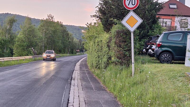 Gehweg von Wernarz ins Staatsbad: Abbruch Gehweg von Wernarz ins Staatsbad: Abbruch