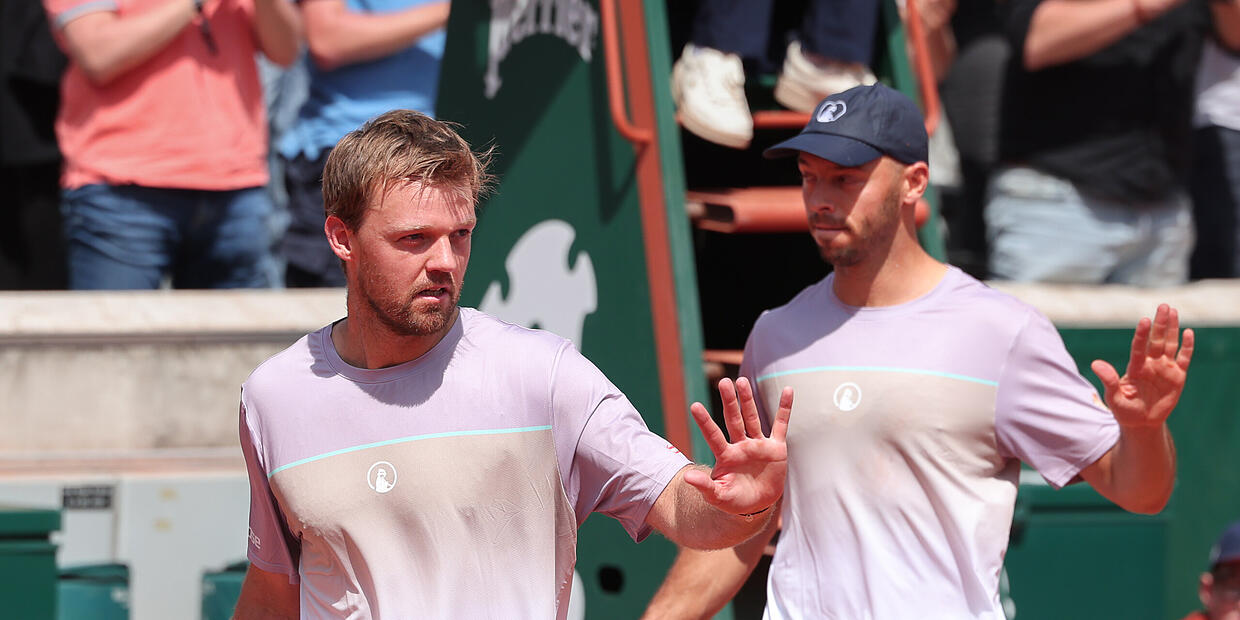 In two sets: Krawietz and Pütz win first-round match