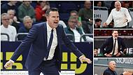 Vier von fünf möglichen Nachfolgern von Oren Amiel als Cheftrainer von Brose Bamberg: Raoul Korner (l.), Mladen Drijencic, Martin Schiller und  Denis Wucherer  (rechts von oben nach unten.
