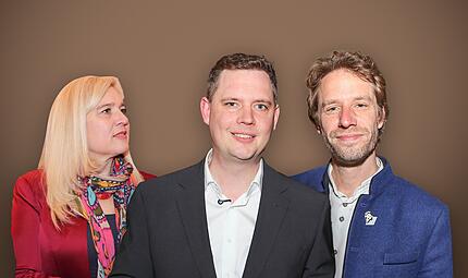 Die Kandidaten des Dreikampfes, der nun beendet ist.