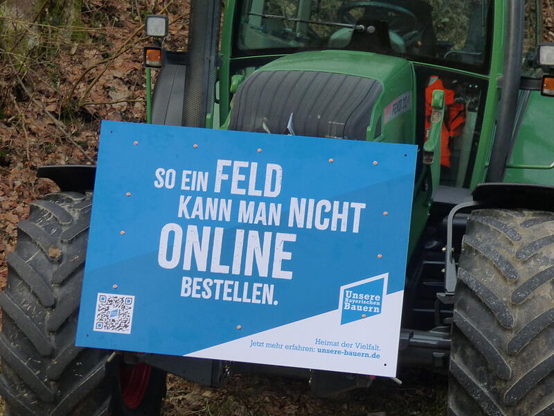 Auch bei Behringersmühle demonstrieren die LandwirteAuch bei Behringersmühle demonstrieren die Landwirte
