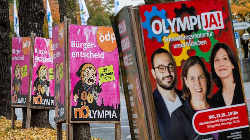 Plakate zur Olympia Bewerbung Münchens