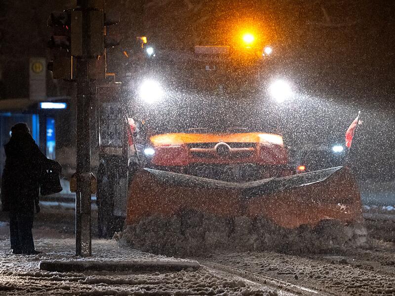 Winterwetter in M&uuml;nchen