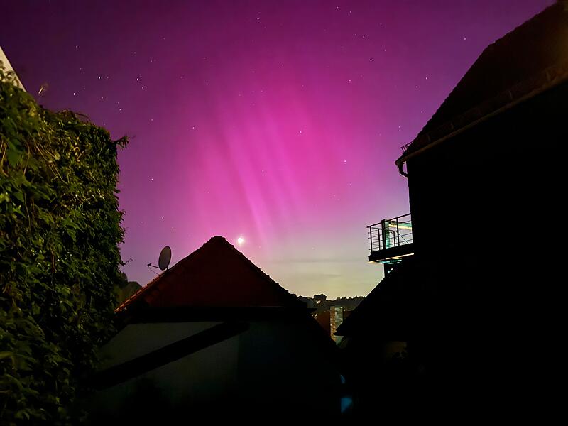 Polarlichter über Kronach 2024Polarlichter über Kronach