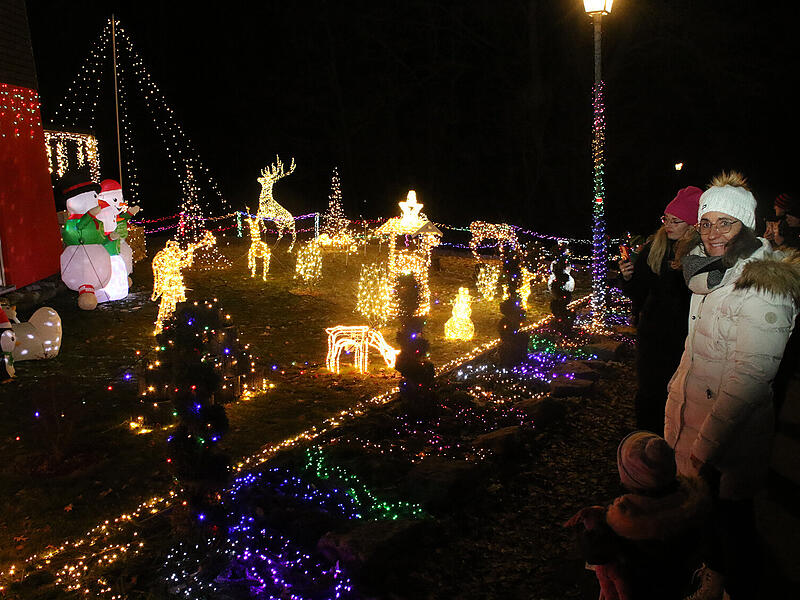 Weihnachtshaus im Itzgrund: Mehr als 40.000 Lichter