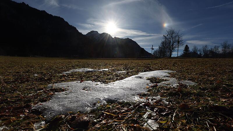 Sonne und Frost in Bayern