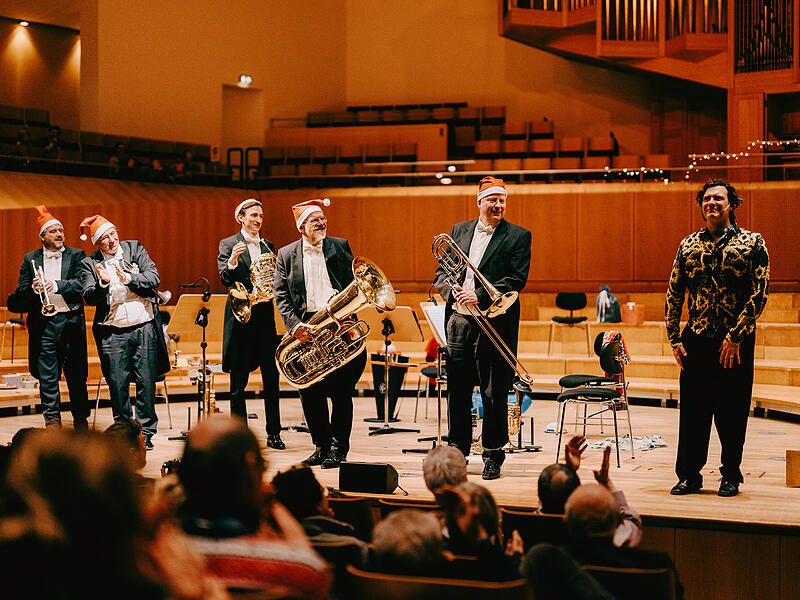 Die Bamberger Symphoniker l&auml;uten die Weihnachtszeit ein.