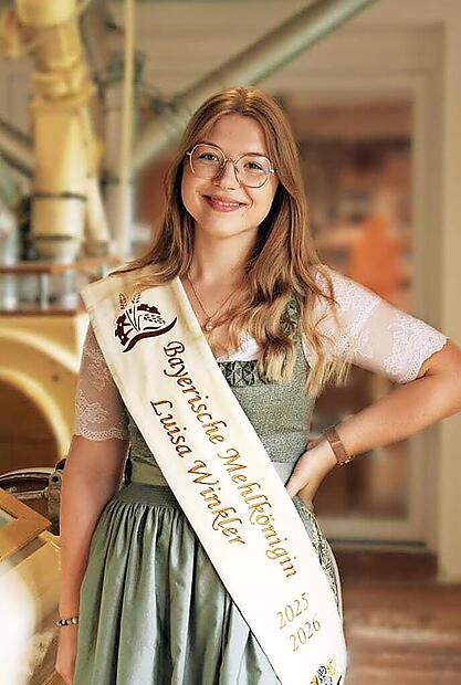 Die Mehlkönigin Luise Winkler. Die Mehlkönigin Luise Winkler.