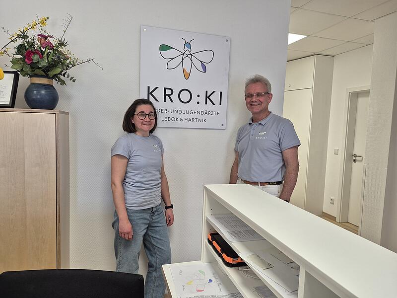 Michael Lebok und Christian Hartnik haben in Kronach eine Kinderarztpraxis er&ouml;ffnet