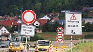 Die Sperrung wegen der Baustelle sorgt in Stadtsteinach für Ärger.