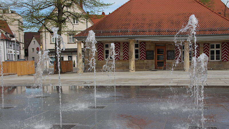Am Dienstag sprudeln die Fontänen wieder wie gewohnt. Am Wochenende blieb das Wasser aber aus.Forchheim & Fränkische Schweiz