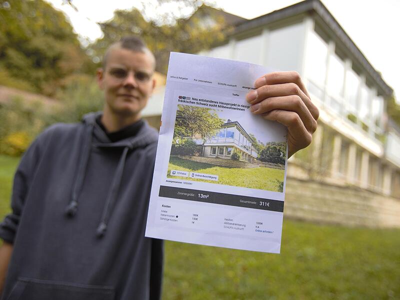 Wiebke Glogger(36, &Auml;rztin), k&ouml;nnte  es sich in einer st&auml;dtischen Eigentumswohnung gem&uuml;tlich machen. Die junge Frau aber hat andere Pl&auml;ne &ndash; mit einer riesigen Villa in Wohlmuthsh&uuml;ll, zwei Hunden und  ganz vielen Mitbewohner bis ins hohe Alter hinein.Forchheim & Fr&auml;nkische Schweiz