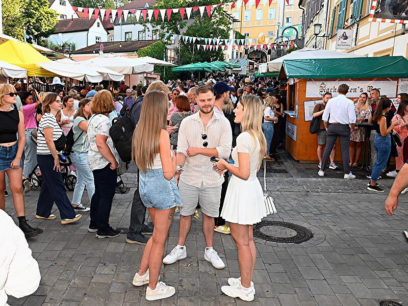 Auch bei der Sandkerwa ist der Katzenberg ein Hotspot