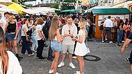 Auch bei der Sandkerwa ist der Katzenberg ein Hotspot