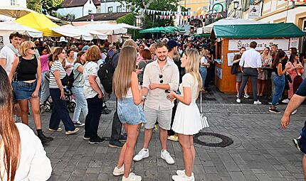 Auch bei der Sandkerwa ist der Katzenberg ein Hotspot