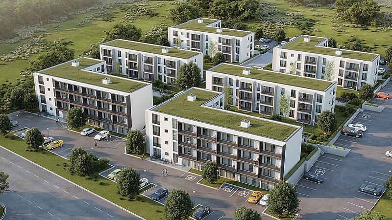 So sollen sich bis September 2023 die Nicolaihöfe am Kieferndorfer Weg in Höchstadt präsentieren. So sollen sich bis September 2023 die Nicolaihöfe am Kieferndorfer Weg in Höchstadt präsentieren.