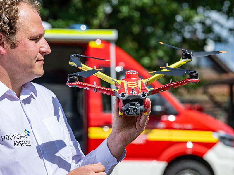 Drohne zur KI-gestützten Waldbrandfrüherkennung vorgestellt Drohne zur KI-gestützten Waldbrandfrüherkennung vorgestellt