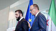 Syriens &Uuml;bergangspr&auml;sident Ahmed al-Scharaa besucht Berlin