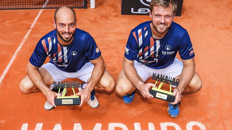 Zweimal in Folge triumphierten Kevin Krawietz (rechts) und Tim Pütz am Hamburger Rothenbaum.