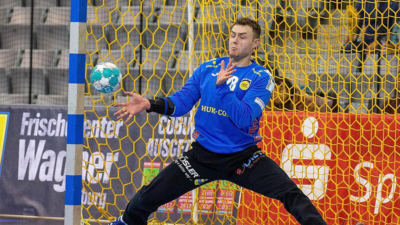 Coburgs Torhüter Fabian Apfel überzeugte zuletzt im Pokal gegen Fürstenfeldbruck. Mit 12 Paraden betrieb das Eigengewächs Werbung in eigener Sache.