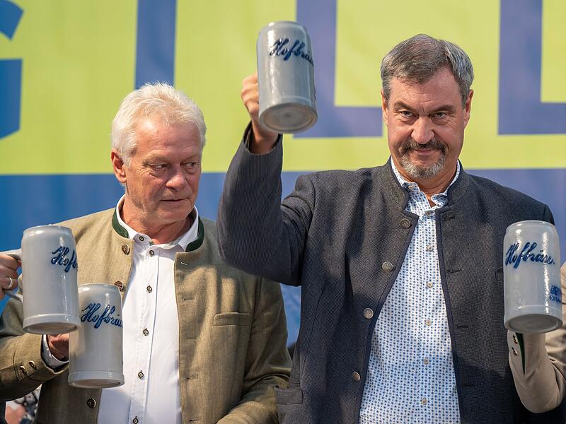 Politischer Frühschoppen auf dem Volksfest Gillamoos