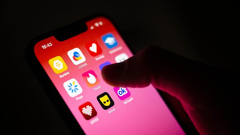Dating-Apps auf einem Smartphone