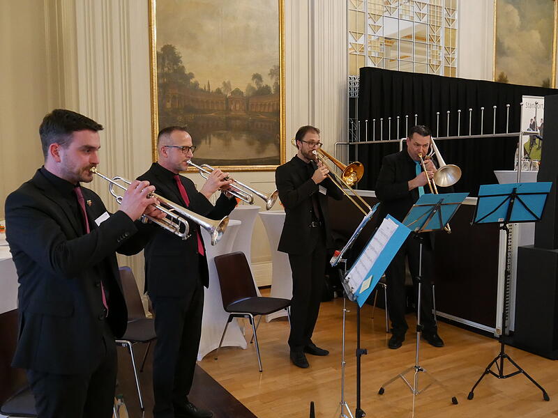 Blechbl&auml;serensemble &bdquo;Brass Quartett &ndash;Hier klingts besser.&ldquo;