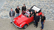 Wunderschöne Fahrzeuge - wie das 54 Jahre alte VW Cabriolet von Matthias Groß - werden beim Oldtimer-Treffen zu sehen sein, das Ende kommender Woche auf dem Mönchshof stattfindet.