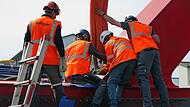 Ein paar Arbeiten sind noch zu erledigen. Im Juli soll die Brücke endlich wieder geöffnet werden.Forchheim & Fränkische Schweiz
