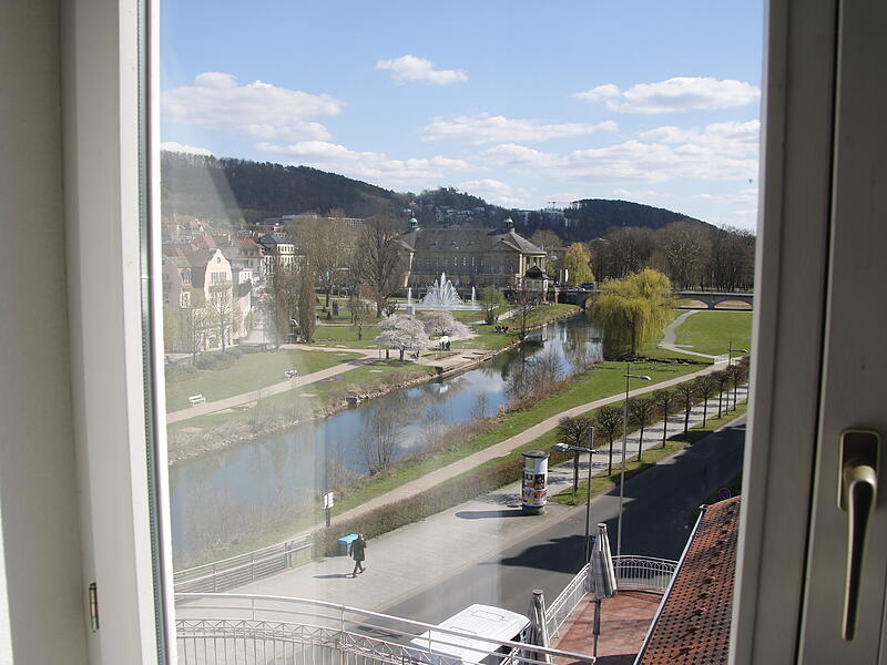 Ausblick aus einer SuitenSchweizerhaus Café Ausblick aus einer Suiten