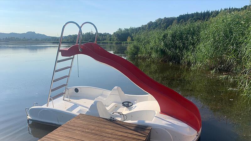 Mit dem Tretboot über den Goldbergsee in Coburg fahren? Das ist derzeit nicht möglich. Mit dem Tretboot über den Goldbergsee in Coburg fahren? Das ist derzeit nicht möglich.