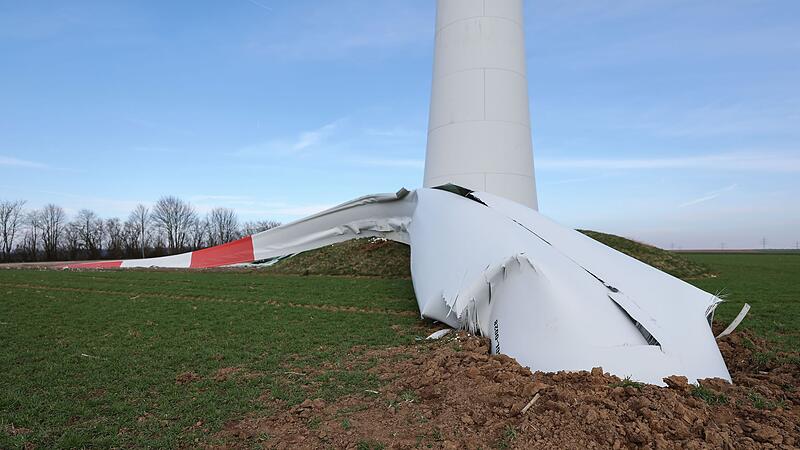 Rotorblatt in Berching abgebrochen