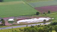 Die neue Entwässerungsanlage an der Kreisstraße bei Ramsthal ist fertig. Abschließend musste  noch die Finanzierung diskutiert werden.